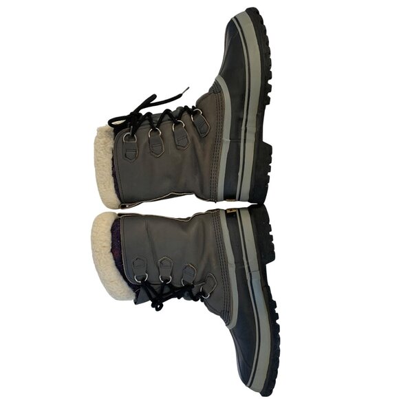 Sorel Mens Caribou Waterproof Winter Boots Size 8 Canada Wool Lined 8972 - Picture 8 of 15